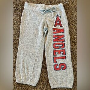 Angels Baseball cropped sweatpants